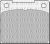 BORG & BECK BBP1307 Brake Pad Set, disc brake